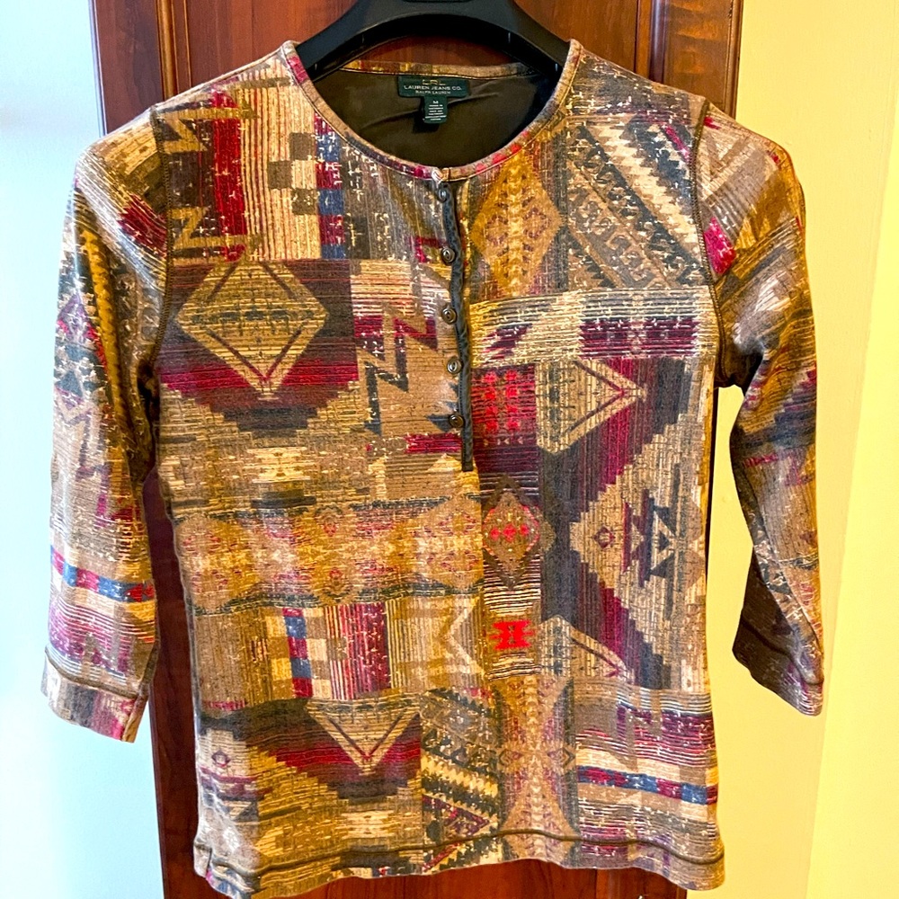 Women’s top. LRL Lauren Jeans co. By Ralph Lauren